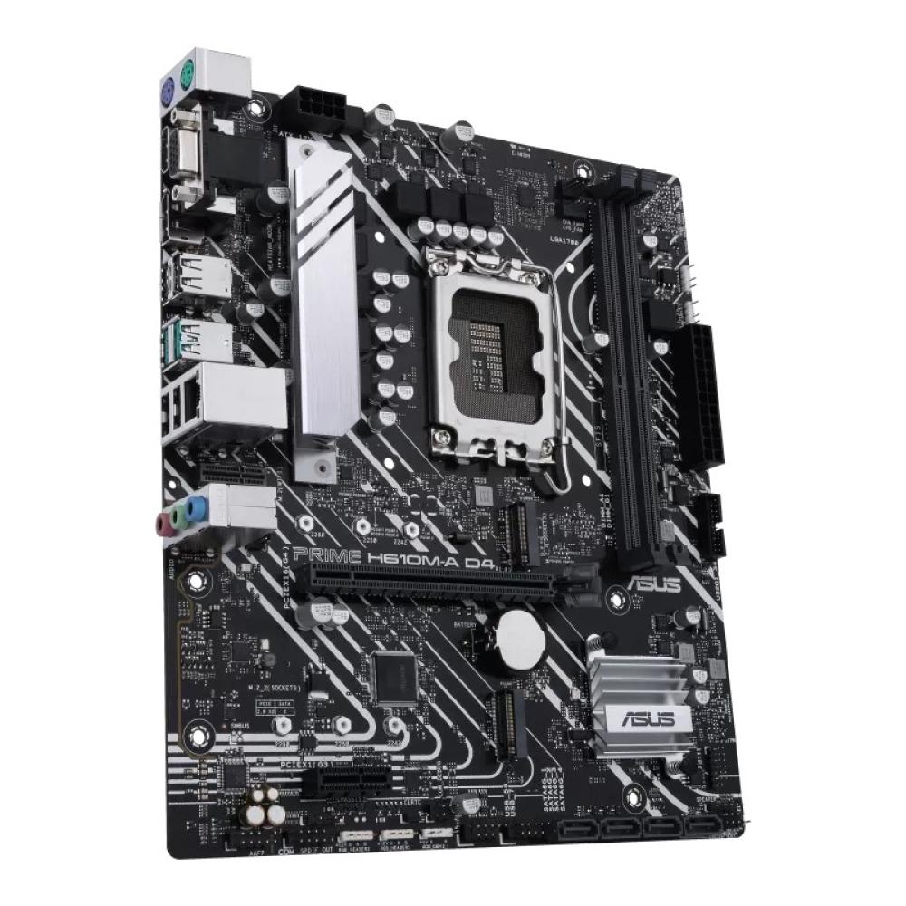 ASUS - PRIME H610M-A D4-CSM Intel H610 LGA 1700 micro ATX