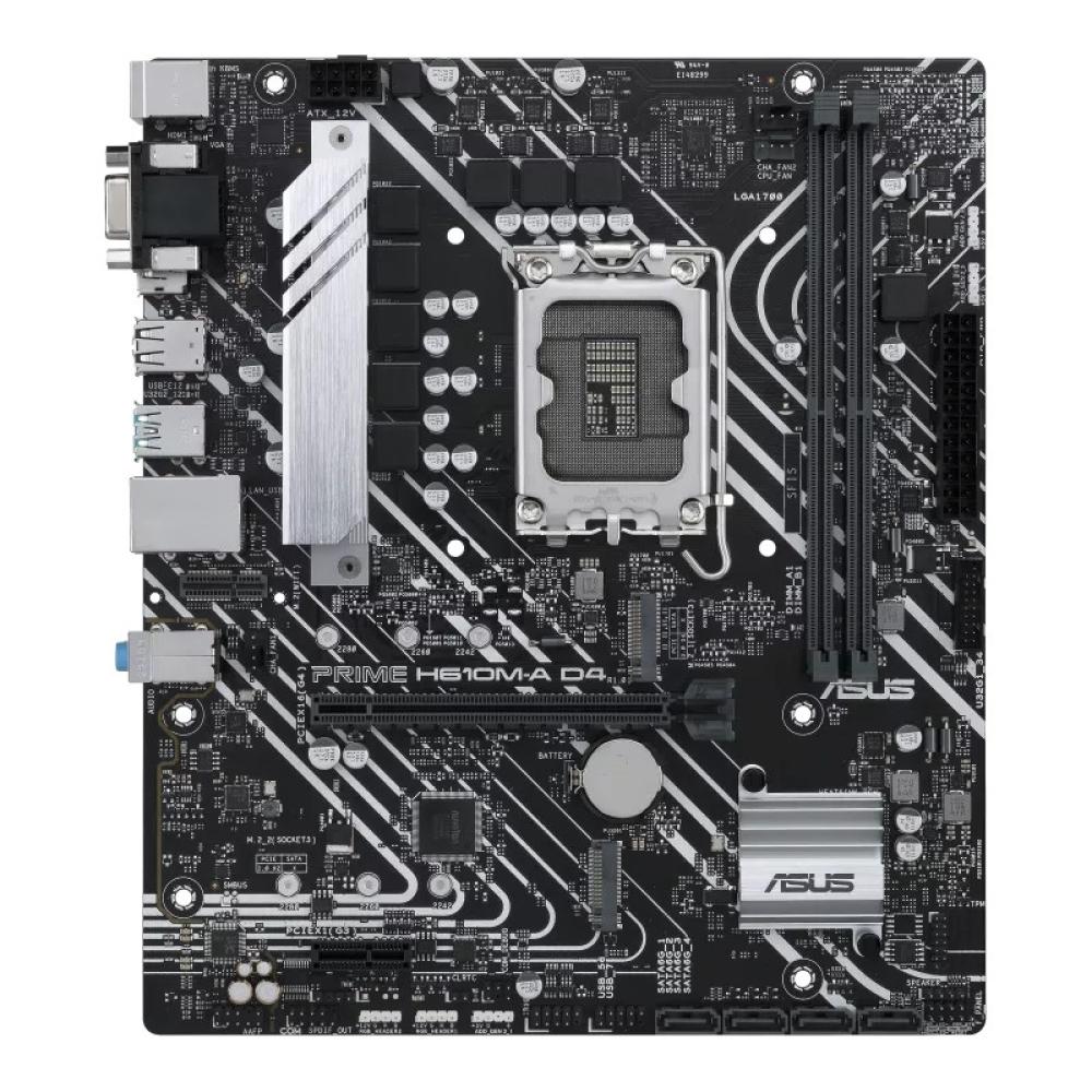 ASUS - PRIME H610M-A D4-CSM Intel H610 LGA 1700 micro ATX