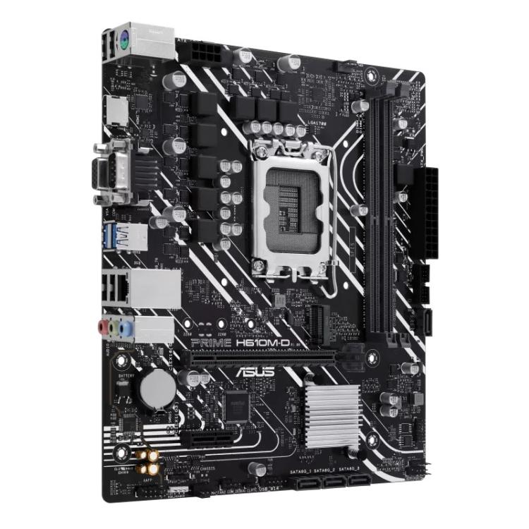 ASUS - PRIME H610M-D Intel H610 LGA 1700 micro ATX