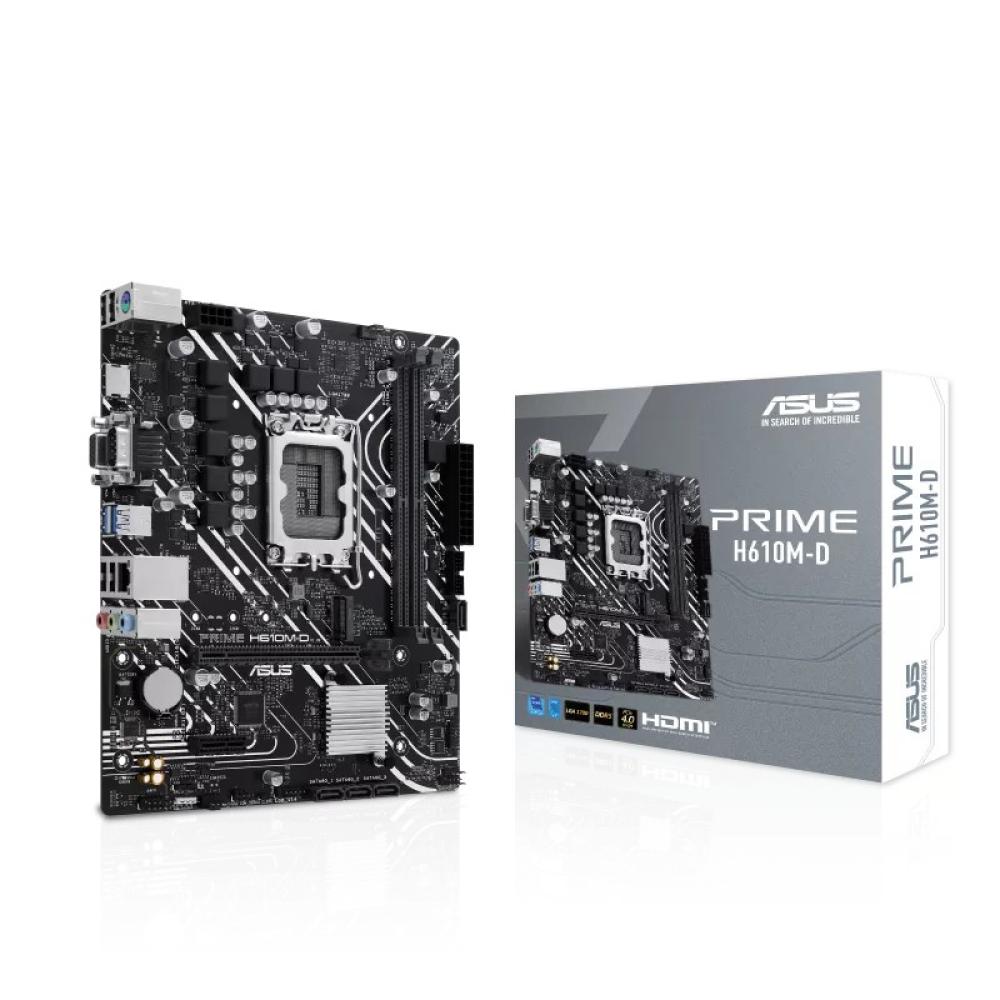 ASUS - PRIME H610M-D Intel H610 LGA 1700 micro ATX
