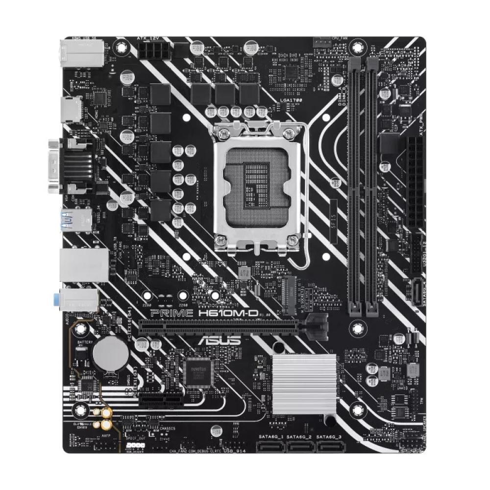 ASUS - PRIME H610M-D Intel H610 LGA 1700 micro ATX