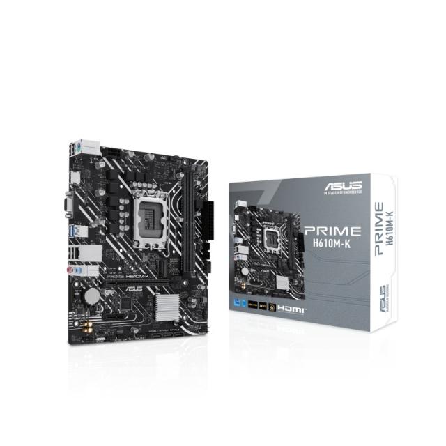 ASUS - Prime H610M-K Intel H610 LGA 1700 micro ATX