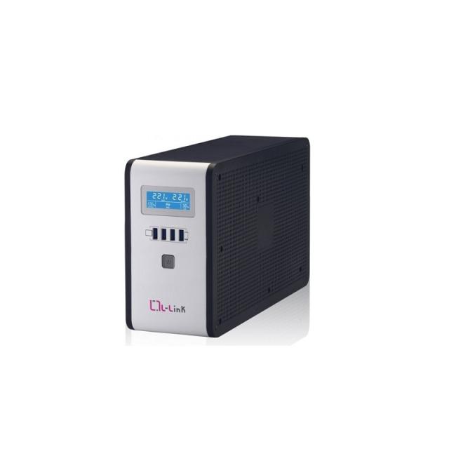 L-Link - LL-7716 sistema de alimentación ininterrumpida (UPS) Línea interactiva 1,6 kVA 900 W 2 salidas AC