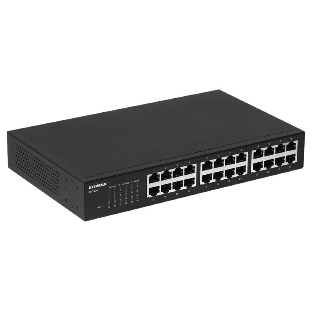 Edimax - GS-1024 switch Gigabit Ethernet (10/100/1000) Negro