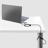 StarTech.com - NANOK-LAPTOP-LOCK cable antirrobo Negro, Plata 2 m