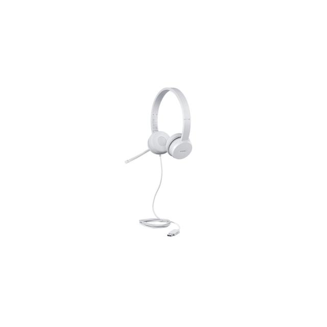 Lenovo - GXD1E71385 auricular y casco Auriculares Alámbrico Muñeca Llamadas/Música USB tipo A Gris