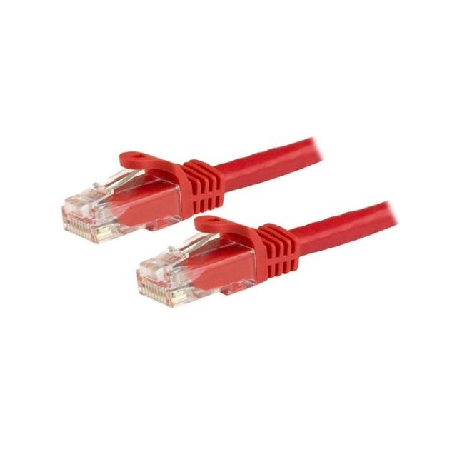 StarTech.com - Cable de Red Ethernet Cat6 Snagless de 3m Rojo - Cable Patch RJ45 UTP