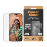 PanzerGlass - Screen Protector iPhone 15 Pro Max / Ultra-Wide Fit w. EasyAligner Protector de pantalla Apple 1 pieza(s)