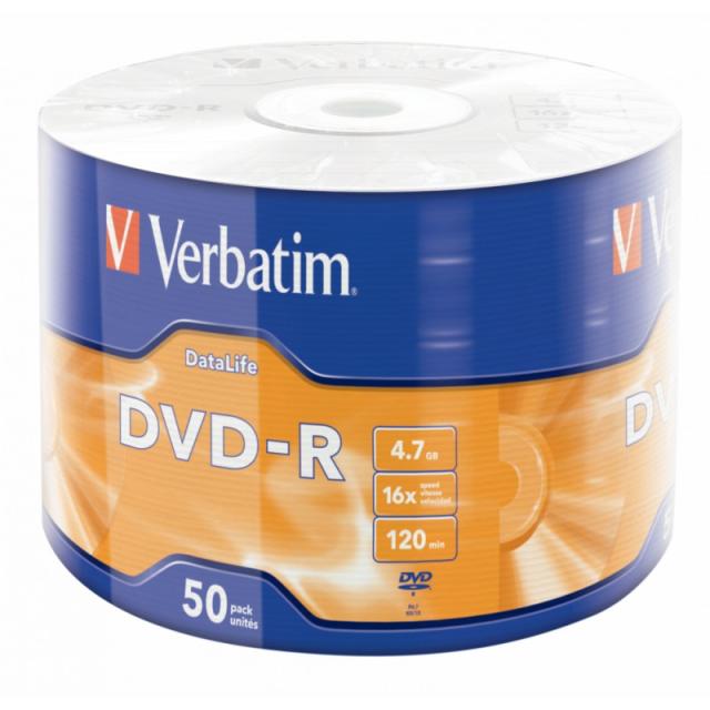 Verbatim - 43791 DVD en blanco 4,7 GB DVD-R 50 pieza(s)