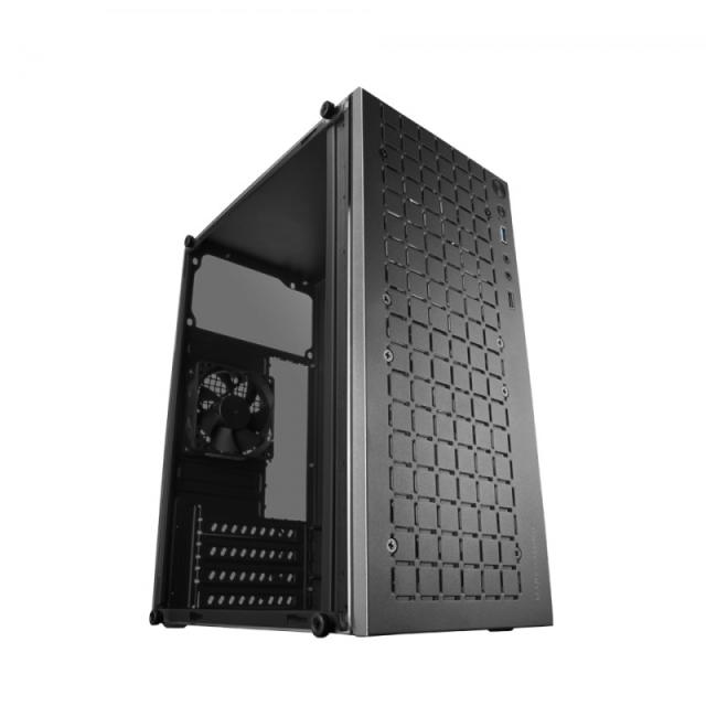 Mars Gaming - MC-1000, Caja Compacta MicroATX, Diseño Frontal Metal-Mesh, Ventana Lateral Completa, 1x Ventilador Ulta-Silencios