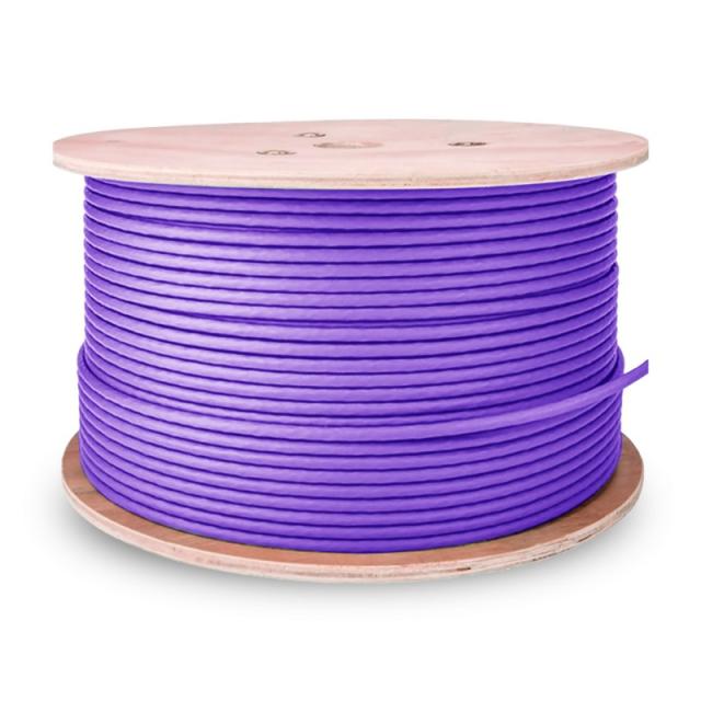 AISENS - Cable de Red RJ45 LSZH Cat.6 UTP Rigido AWG23 CCA (Aleacion), Violeta, 500M