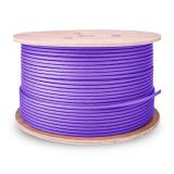 AISENS - Cable de Red RJ45 LSZH Cat.6 UTP Rigido AWG23 CCA (Aleacion), Violeta, 500M
