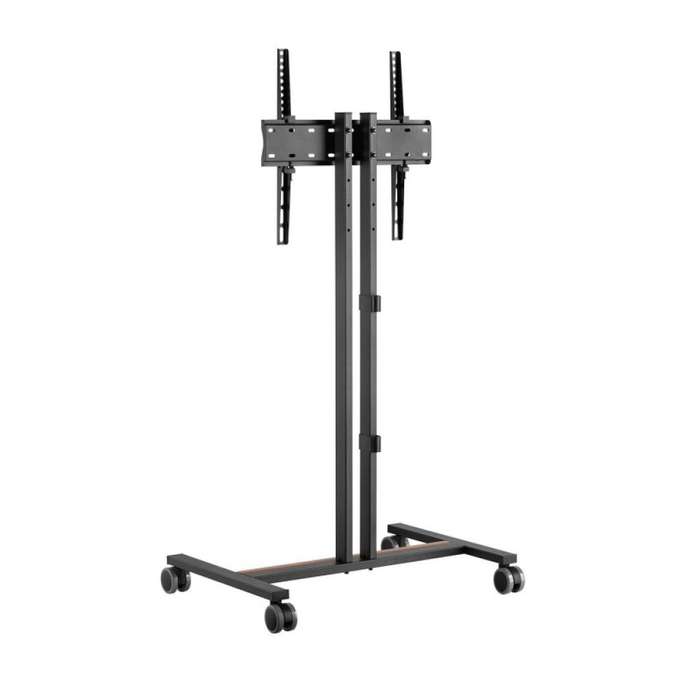AISENS - Soporte de Suelo ECO con Rueda para Monitor/Tv 35Kg de 32-55, Negro