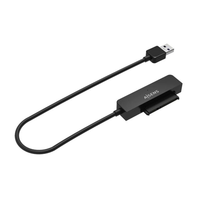 AISENS - Adaptador SATA a USB-A USB3.0/USB3.1 Gen1 para Discos Duros 2.5?, Negro