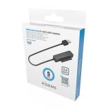 AISENS - Adaptador SATA a USB-A USB3.0/USB3.1 Gen1 para Discos Duros 2.5?, Negro