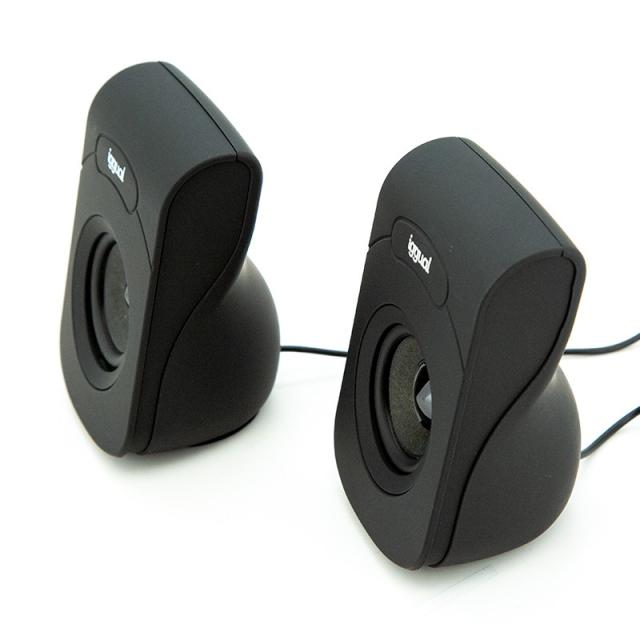 iggual - Altavoces 2.0 6W mini-jack + USB