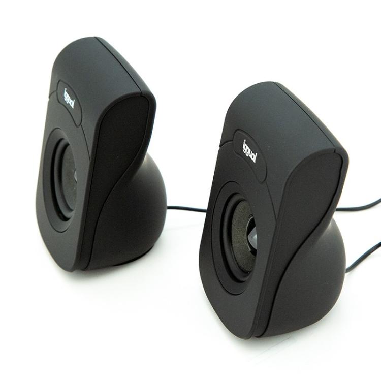 iggual - Altavoces 2.0 6W mini-jack + USB