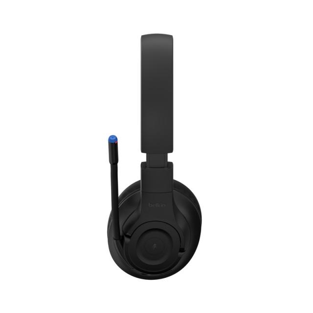 Belkin - SOUNDFORM INSPIRE Auriculares Inalámbrico y alámbrico Diadema Llamadas/Música USB Tipo C Bluetooth Negro