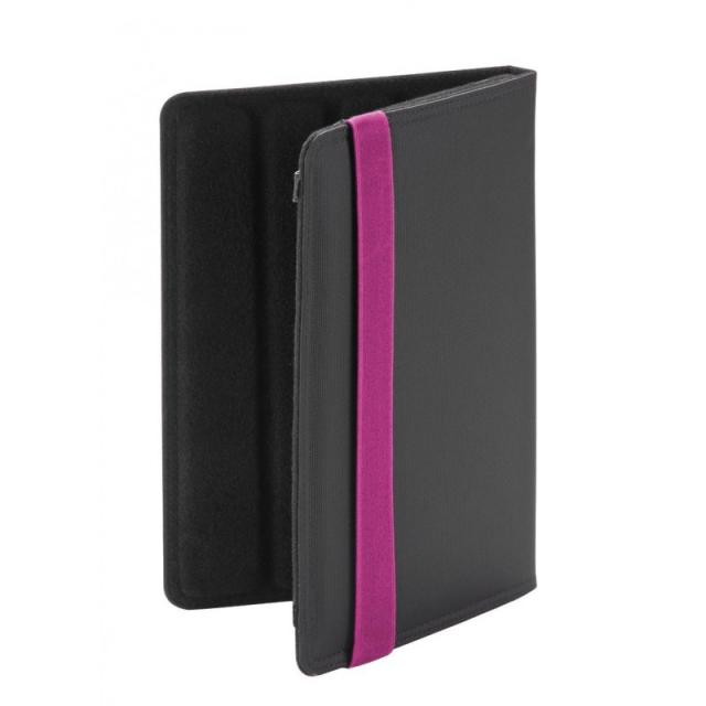 Ziron - LY015 funda para tablet 20,3 cm (8") Folio Negro, Púrpura