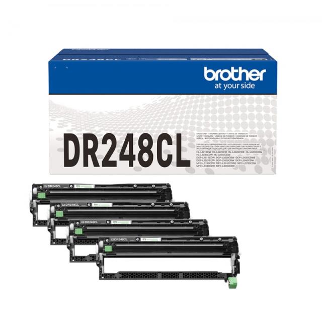 Brother - DR-248CL tambor de impresora Original 4 pieza(s) Multipack