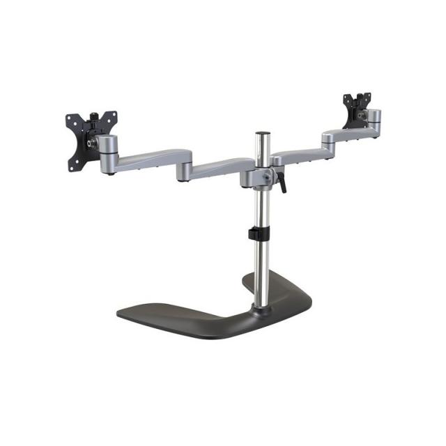 StarTech.com - Soporte VESA de Escritorio para Dos Monitores - Soporte Ergonómico para Pantallas hasta 32" con Montaje VESA - So
