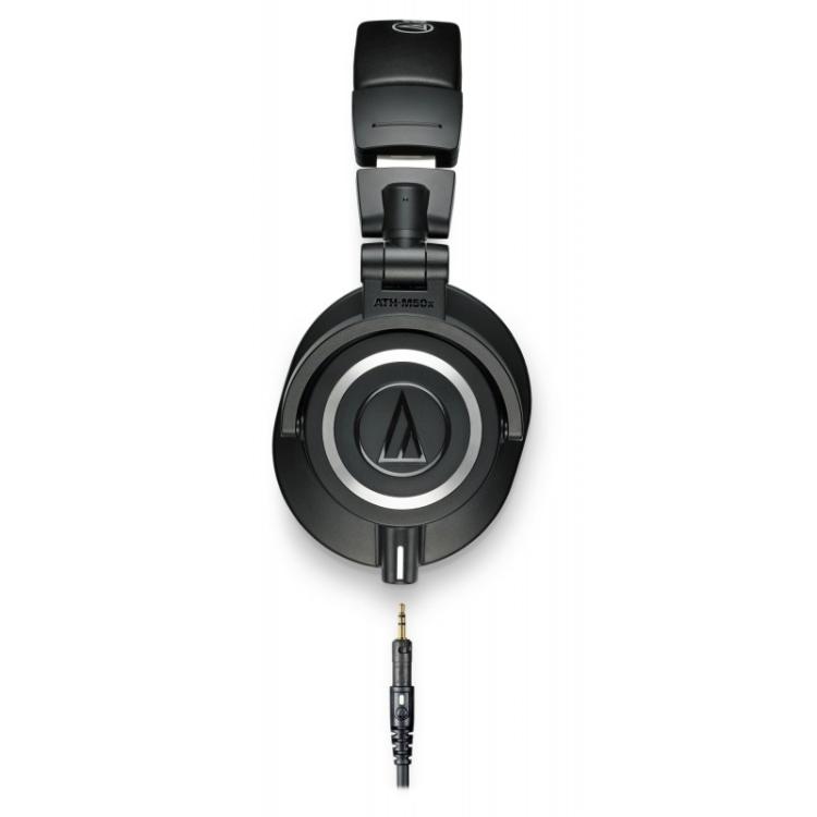 Audio-Technica - ATH-M50X auricular y casco Auriculares Alámbrico Diadema Música Negro