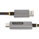 StarTech.com - Cable Adaptador de 2m DisplayPort a HDMI - 8K 60Hz - 4K 144Hz - HDR10 - Conversor de Vídeo Activo DP 1.4 a HDMI 2