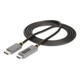 StarTech.com - Cable Adaptador de 2m DisplayPort a HDMI - 8K 60Hz - 4K 144Hz - HDR10 - Conversor de Vídeo Activo DP 1.4 a HDMI 2
