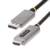 StarTech.com - Cable Adaptador de 2m DisplayPort a HDMI - 8K 60Hz - 4K 144Hz - HDR10 - Conversor de Vídeo Activo DP 1.4 a HDMI 2
