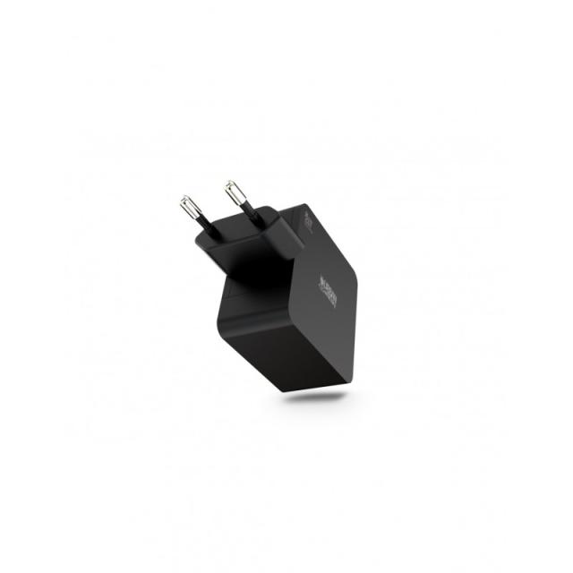 Urban Factory - GPS65UF adaptador e inversor de corriente Interior 65 W Negro
