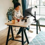 Ergotron - NX Series NX MONITOR ARM BLACK 86,4 cm (34") Negro Escritorio