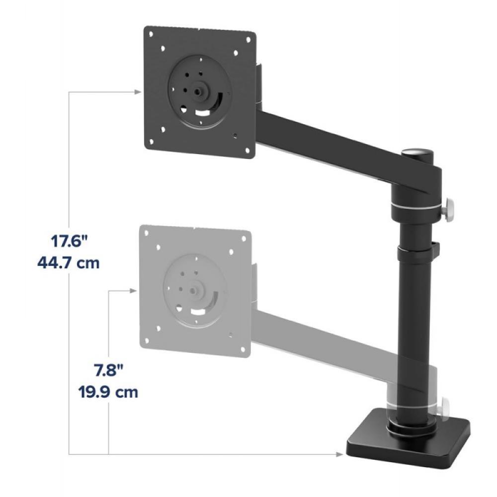 Ergotron - NX Series NX MONITOR ARM BLACK 86,4 cm (34") Negro Escritorio