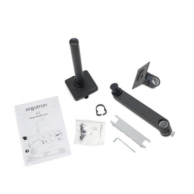 Ergotron - NX Series NX MONITOR ARM BLACK 86,4 cm (34") Negro Escritorio