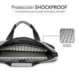 SUBBLIM - Maletín Ordenador Air Padding Laptop bag 13,3-14" Grey