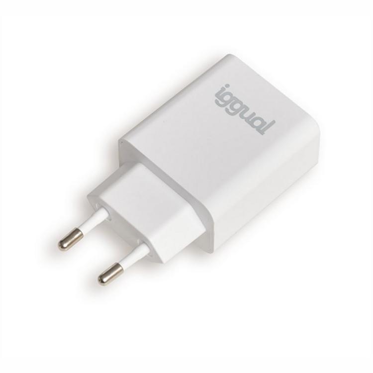 iggual - Cargador rápido USB PD tipo C 20W