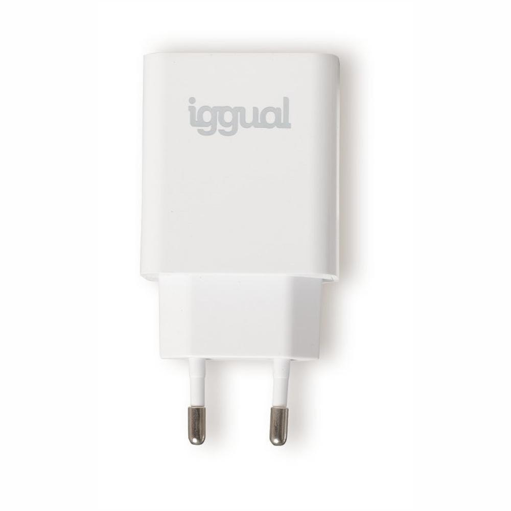 iggual - Cargador rápido USB PD tipo C 20W