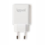 iggual - Cargador rápido USB PD tipo C 20W