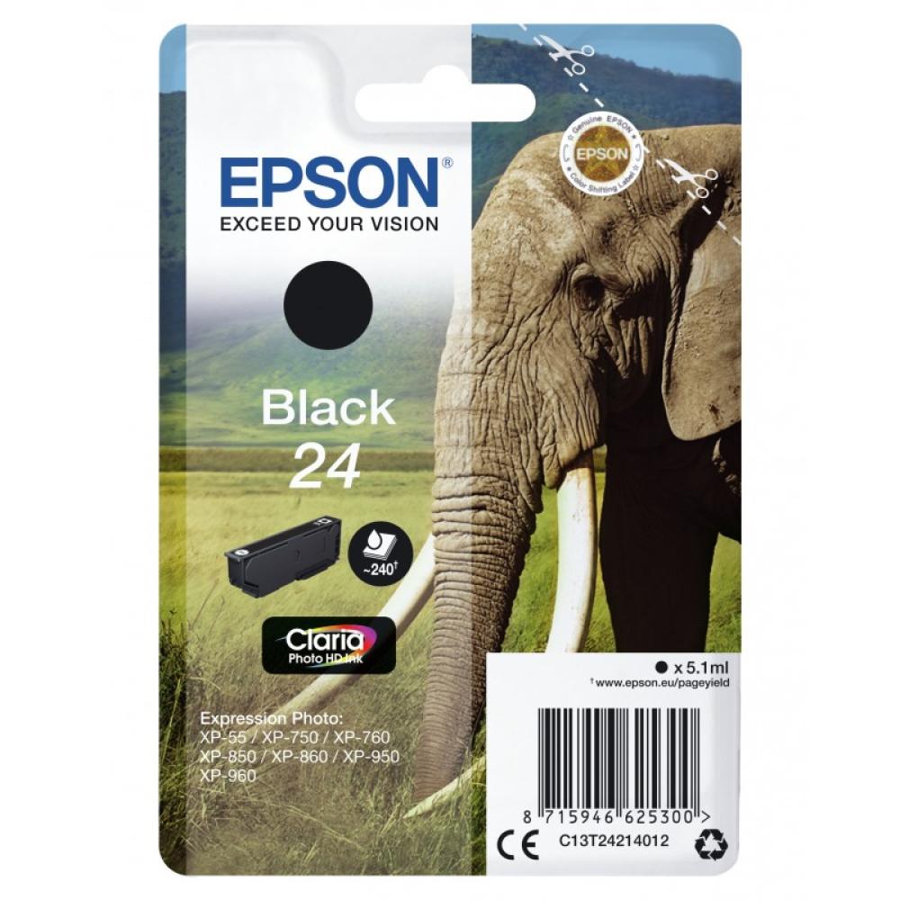 Epson - Elephant Cartucho 24 negro