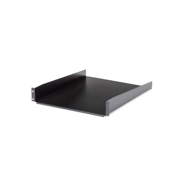 StarTech.com - Estante Bandeja 2U 22in (558,8mm) de Profundidad Fija para Armario Rack Universal de Servidores - de Acero de Ser