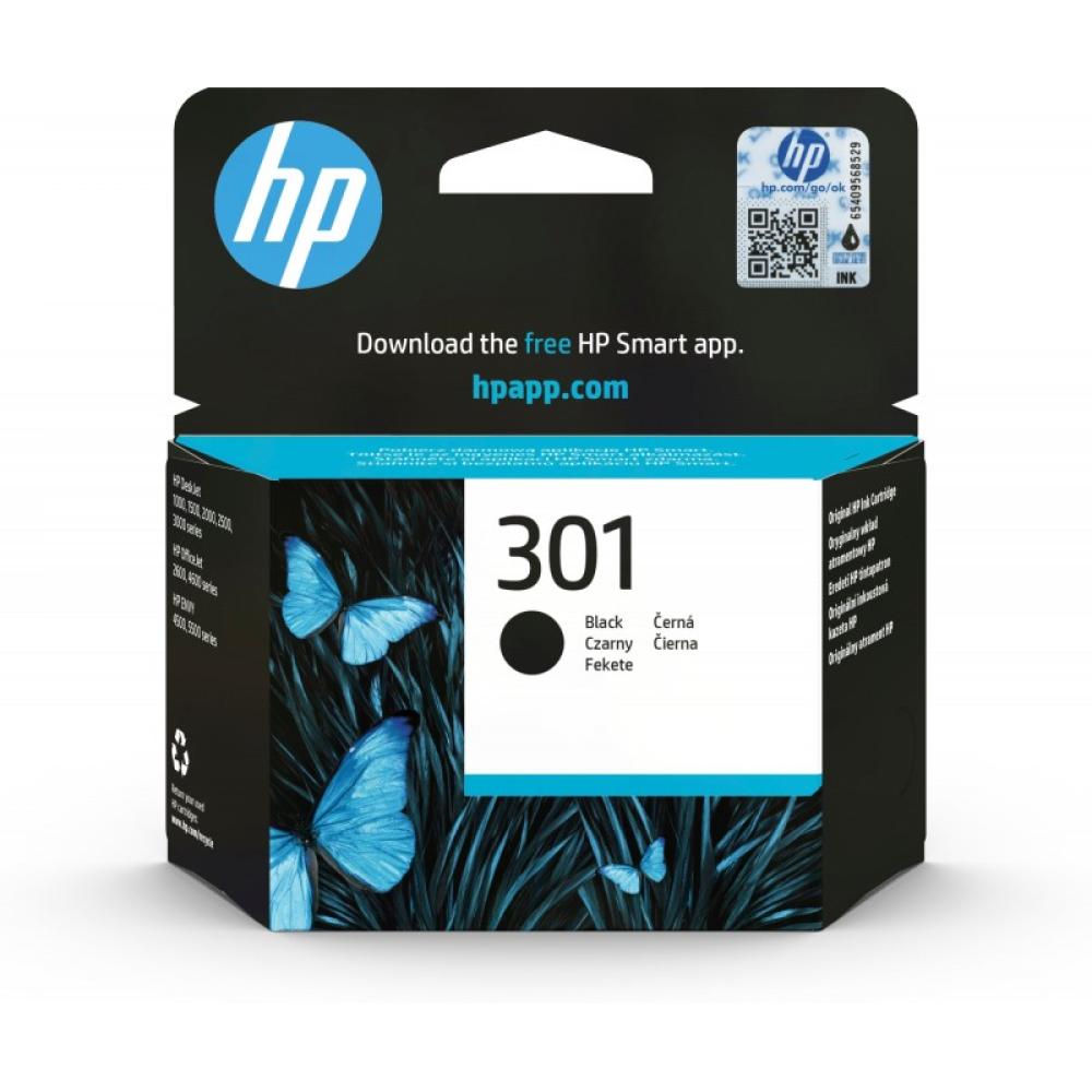 HP - Cartucho de tinta original 301 negro