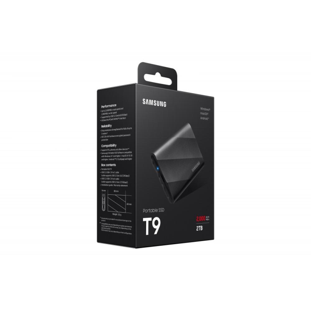 Samsung - MU-PG2T0B 2 TB USB Tipo C USB 3.2 Gen 2x2 Negro