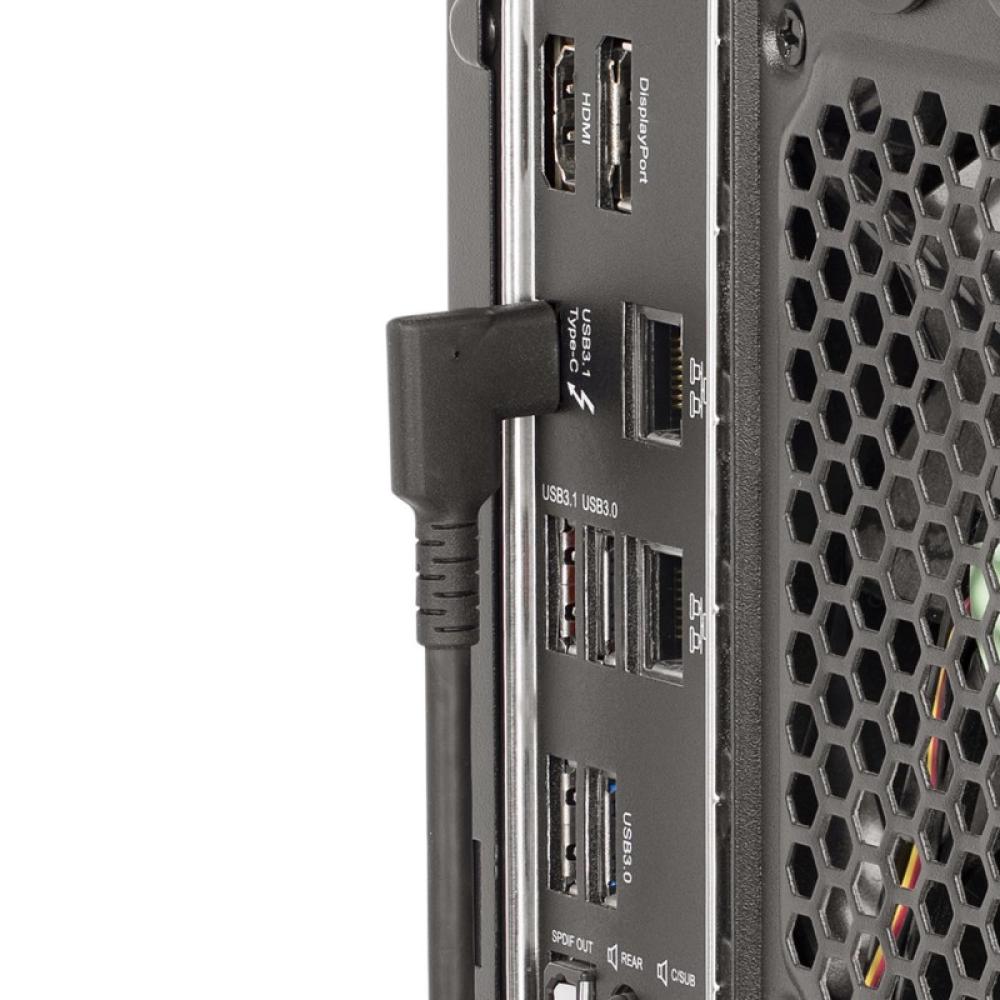 StarTech.com - Cable de 2m USB-C Resistente Acodado a la Derecha - USB 3.2 Gen 1 (5 Gbps) - Cable de Transferencia USB Tipo C -