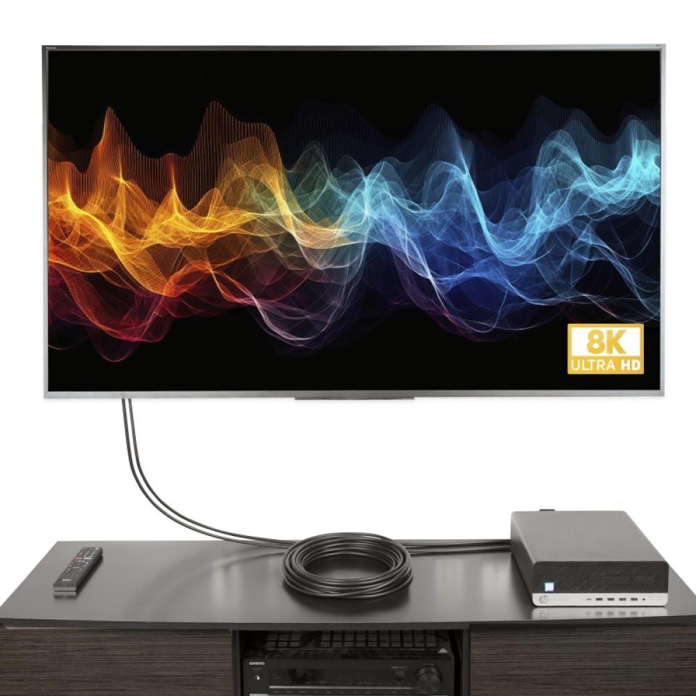 StarTech.com - Cable de 15m DisplayPort 1.4 Certificado por VESA - Cable DisplayPort DP8K con HBR3 - HDR10 - MST - DSC 1.2 - HDC