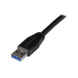 StarTech.com - Cable Activo USB 3.0 SuperSpeed de 10 metros - A Macho a B Macho