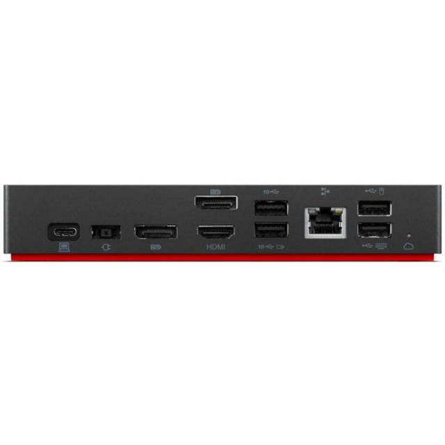 Lenovo - ThinkPad Universal Thunderbolt 4 Smart Dock Alámbrico Negro