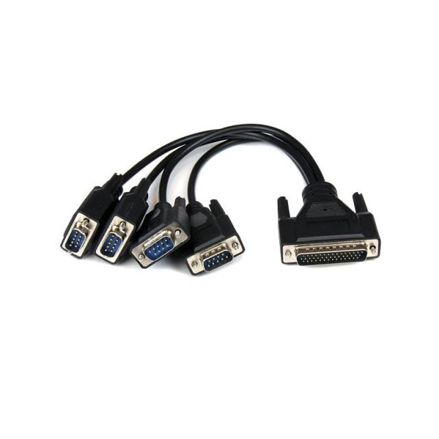 StarTech.com - Tarjeta Adaptadora PCI Express PCIe de 4 Puertos Serie Serial Combo RS232 y RS485 RS 422 DB9
