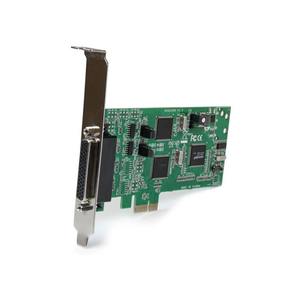 StarTech.com - Tarjeta Adaptadora PCI Express PCIe de 4 Puertos Serie Serial Combo RS232 y RS485 RS 422 DB9