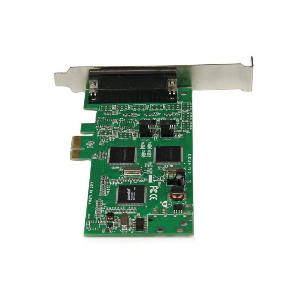 StarTech.com - Tarjeta Adaptadora PCI Express PCIe de 4 Puertos Serie Serial Combo RS232 y RS485 RS 422 DB9