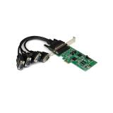 StarTech.com - Tarjeta Adaptadora PCI Express PCIe de 4 Puertos Serie Serial Combo RS232 y RS485 RS 422 DB9