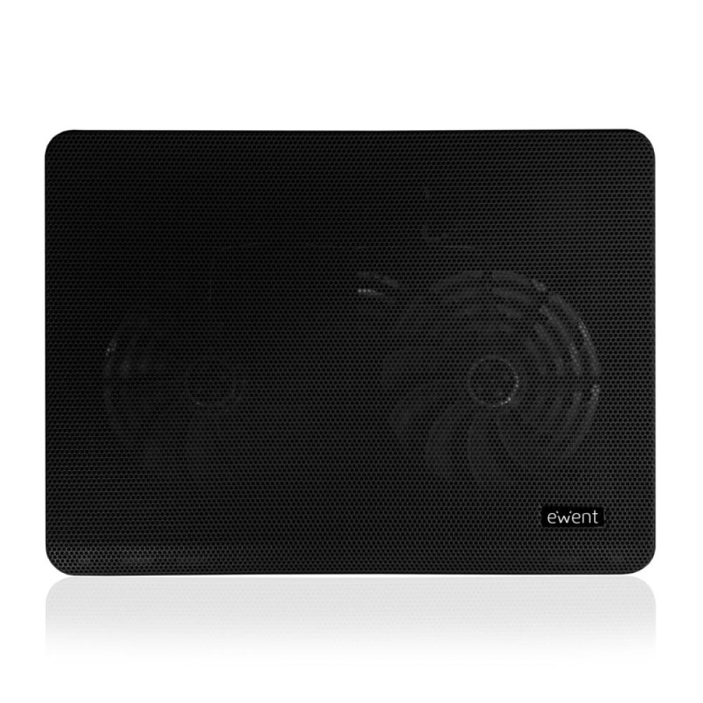 Ewent - EW1256 almohadilla fría 43,2 cm (17") 1000 RPM Negro